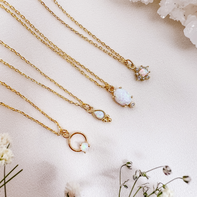 Opal Necklace Collection - October Birthstone